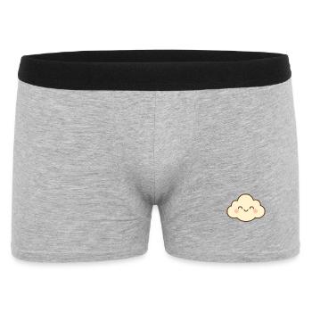 Nuage Sourire Doux - Boxer Homme - gris chiné - Devant