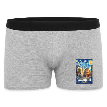 Valladolid Spain - Männer Boxer Shorts - Grau meliert - Vorne