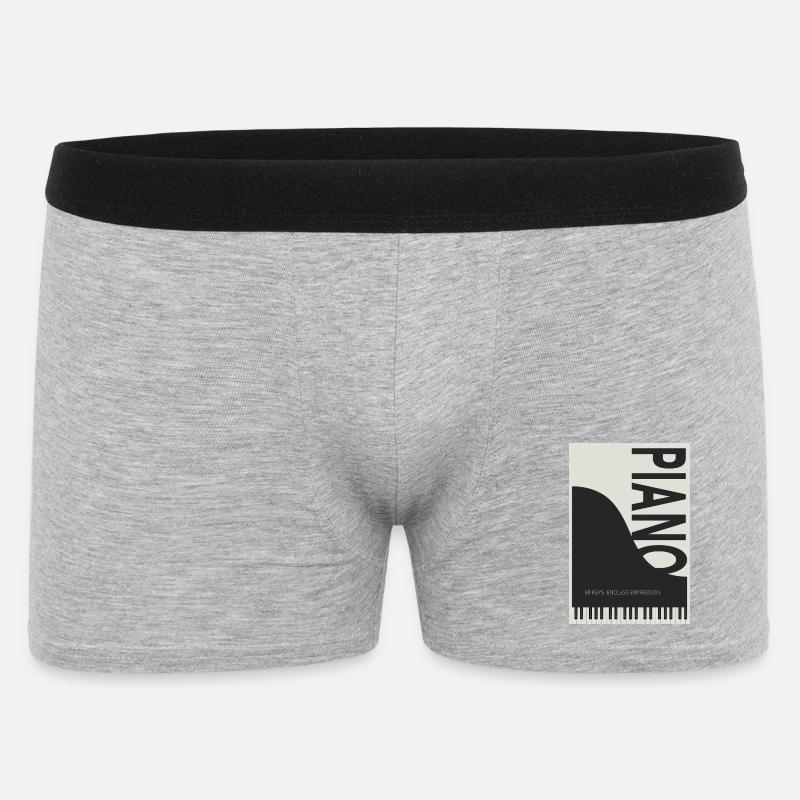 Piano – 88 Keys Endless Expression - Men's Boxer Shorts - heather grey