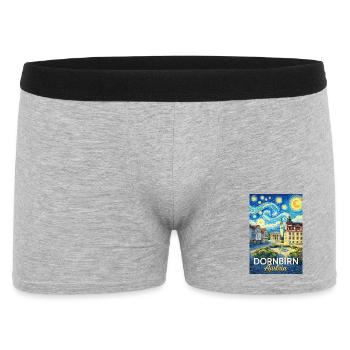 Dornbirn, Autriche - Boxer Homme - gris chiné - Devant