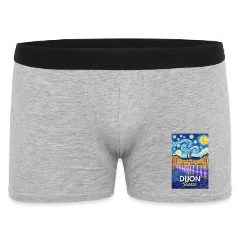 Dijon, France - Boxer Homme - gris chiné - Devant