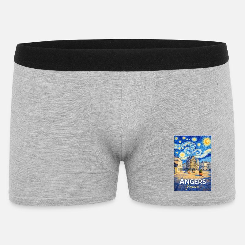 Angers, Francia - Boxer da uomo - grigio melange