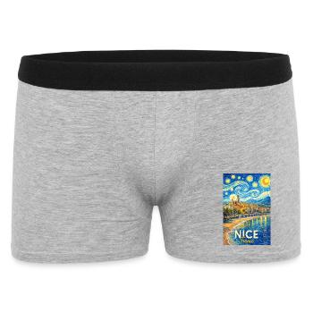 Nice, France - Men's Boxer Shorts - heather grey - Front