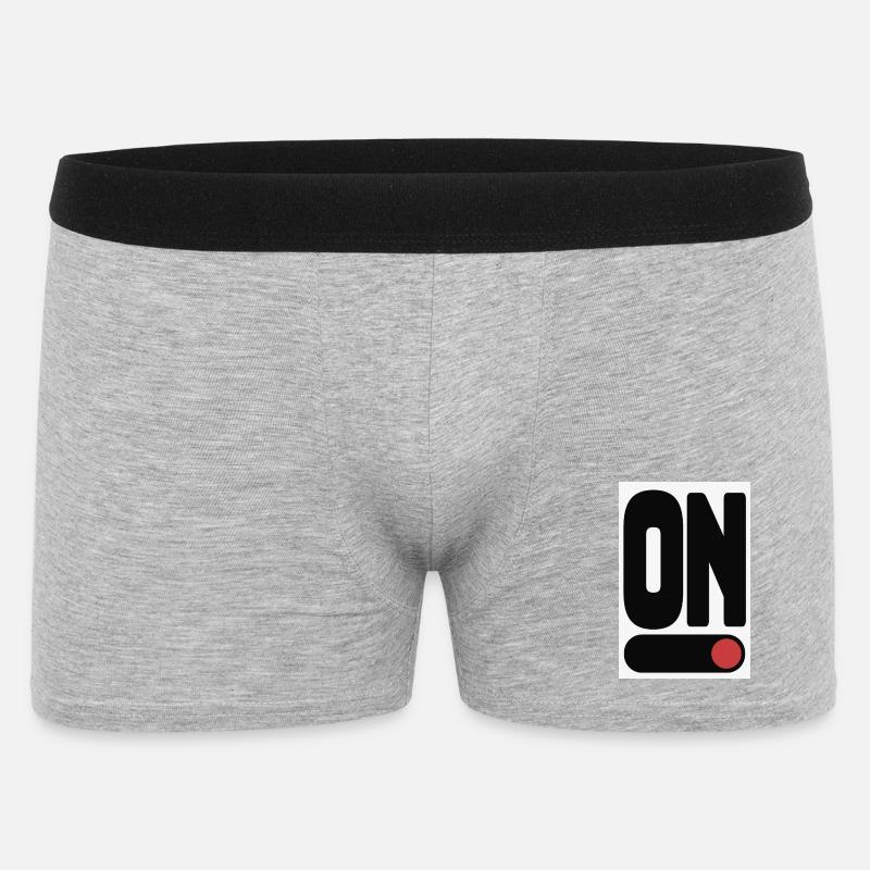 Affiche ON Statement Minimal Design - Boxer Homme - gris chiné