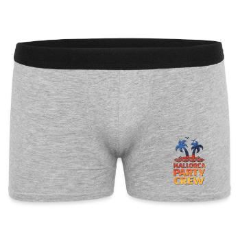 Mallorca Party Crew - Men's Boxer Shorts - heather grey - Front