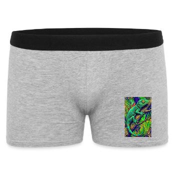 Gecko - Men's Boxer Shorts - heather grey - Front