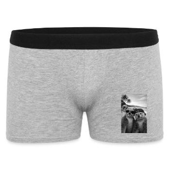 Koalas on the beach: sunglasses duo - Men's Boxer Shorts - heather grey - Front