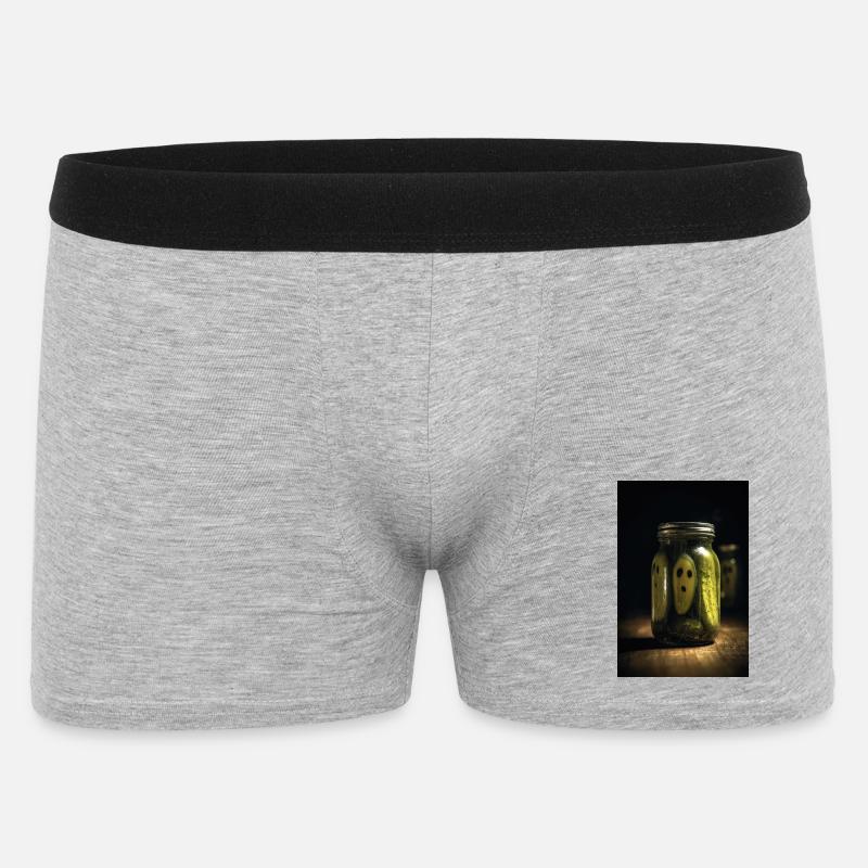 Fantasmi in un barattolo - Boxer da uomo - grigio melange