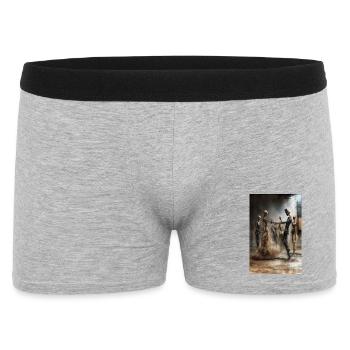 Ghost Dance - Men's Boxer Shorts - heather grey - Front