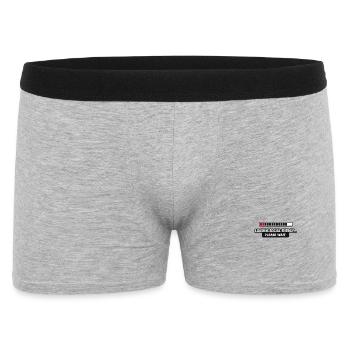 Soziale Energie wird geladen - Männer Boxer Shorts - Grau meliert - Vorne