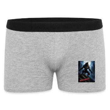 Pleine Lune de Loup-Garou - Boxer Homme - gris chiné - Devant