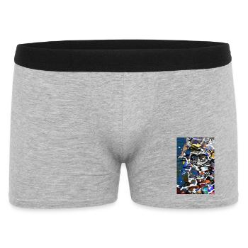 hidden - Men's Boxer Shorts - heather grey - Front