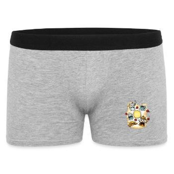 Coffee cosmos of morning joy - Men's Boxer Shorts - heather grey - Front