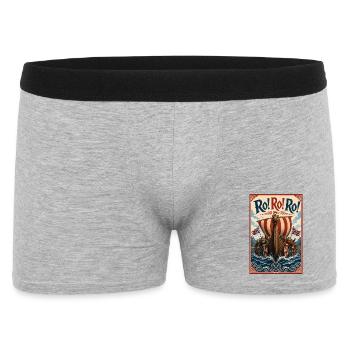 Nous ramons pour la Norvège et nous gagnons - Boxer Homme - gris chiné - Devant