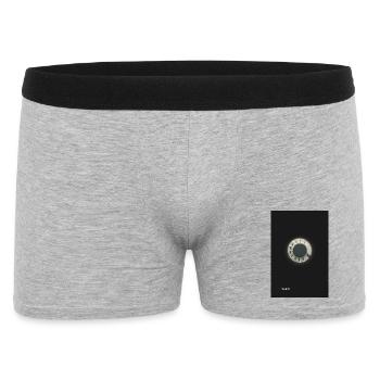 Hello – Vintage Wählscheiben Telefon - Männer Boxer Shorts - Grau meliert - Vorne