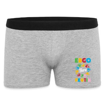 Ergothérapeute Mains Colorées - Boxer Homme - gris chiné - Devant