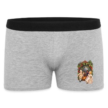 Dolls on strings - Men's Boxer Shorts - heather grey - Front