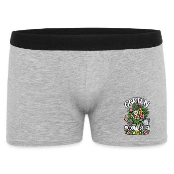 Garden manager digging - Men's Boxer Shorts - heather grey - Front