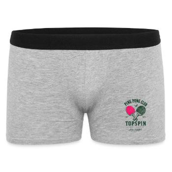 Ping Pong Club Topspin Vintage - Männer Boxer Shorts - Grau meliert - Vorne