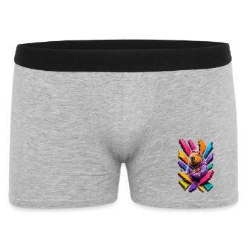 Cool Capybara Capybara - Chill Mode - Men's Boxer Shorts - heather grey - Front