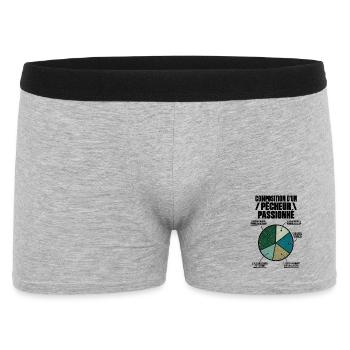 Composition d’un pêcheur passionné - Boxer Homme - gris chiné - Devant