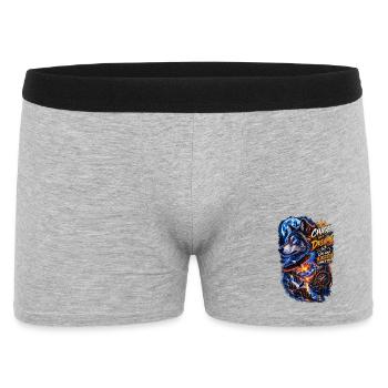 Chase Your Dreams Wolf Wilderness - Men's Boxer Shorts - heather grey - Front