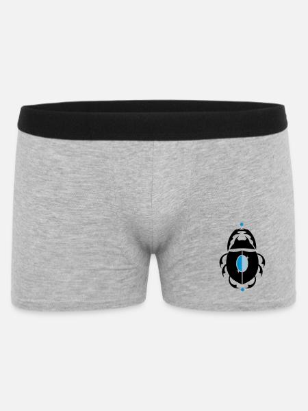 Skarabaeus Glückskäfer - Men's Boxer Shorts - heather grey