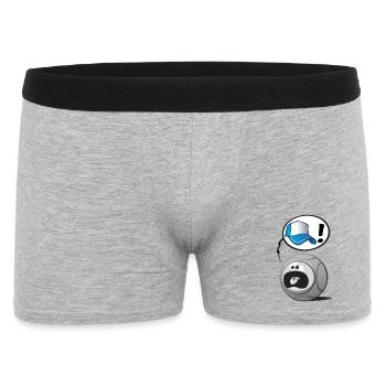 Casquette pétanque v2 - Boxer Homme - gris chiné - Devant