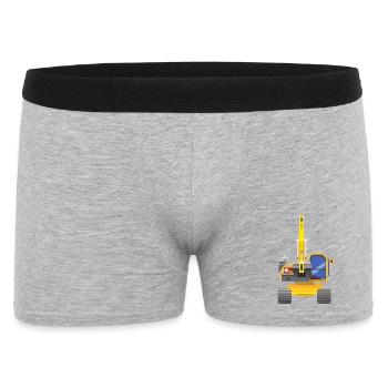 Pelle jaune de l’avant - Boxer Homme - gris chiné - Devant