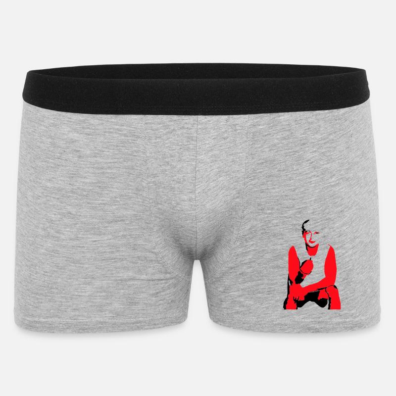 Bruder - Männer Boxer Shorts - Grau meliert