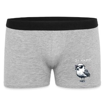 Is Watt Coole Möwe Urlaub Nordsee - Boxer Homme - gris chiné - Devant