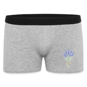 Lavender bouquet - Men's Boxer Shorts - heather grey - Front