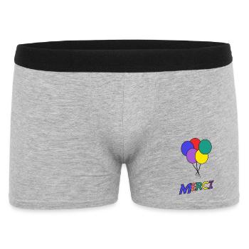 MERCI. MAÎTRESSE. MAÎTRE. MERCI MAÎTRESSE - Boxer Homme - gris chiné - Devant