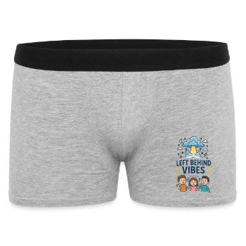 Left Behind Vibes - Men's Boxer Shorts - heather grey - Front