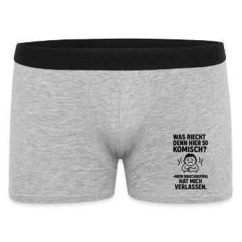 Sensation intestinale pet pet drôle - Boxer Homme - gris chiné - Devant