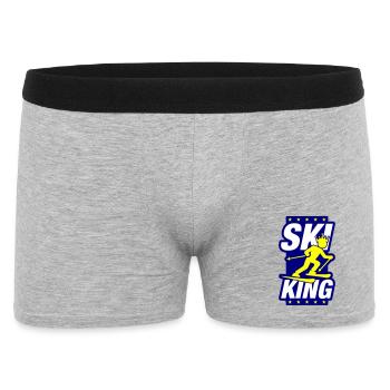 Ski King - Boxer Homme - gris chiné - Devant