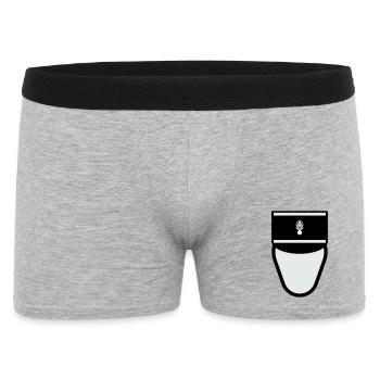 Gendarme Képi G.D. (Departmental Gendarme) - Men's Boxer Shorts - heather grey - Front