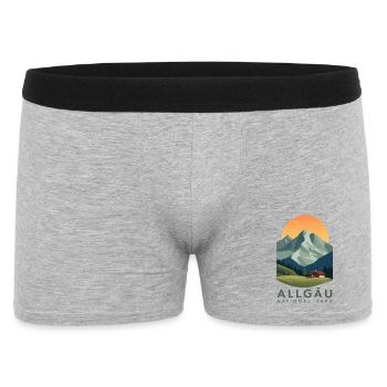 Allgäu National Park | Vintage Mountain - Men's Boxer Shorts - heather grey - Front