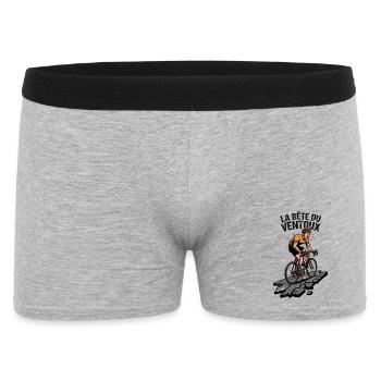 La Bête du Ventoux Grunge Cycling - Men's Boxer Shorts - heather grey - Front