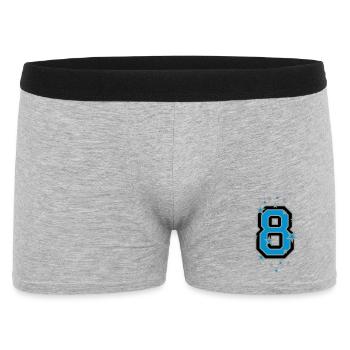 Le nombre sept, et les étoiles 7 - Boxer Homme - gris chiné - Devant