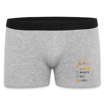 Noël - Boxer Homme - gris chiné - Devant