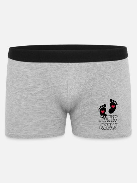Futur Geek ! - Boxer Homme - gris chiné