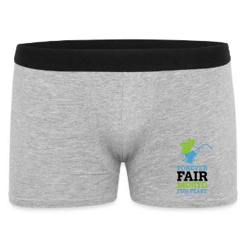 Für immer Mojito-Fest - Männer Boxer Shorts - Grau meliert - Vorne