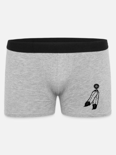 Feather Jewelry - Men's Boxer Shorts - heather grey