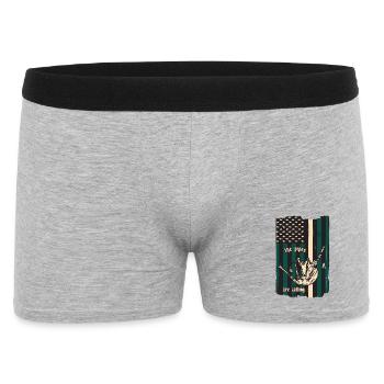 Joueurs de cornemuse - Boxer Homme - gris chiné - Devant