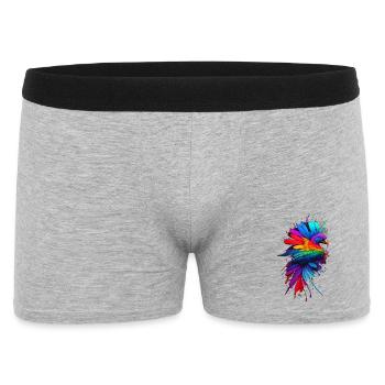 Bird of paradise - Men's Boxer Shorts - heather grey - Front