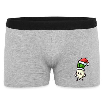 Nikolauch Spring Onion - Men's Boxer Shorts - heather grey - Front