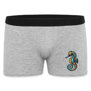 Hippocampe - Boxer Homme - gris chiné - Devant