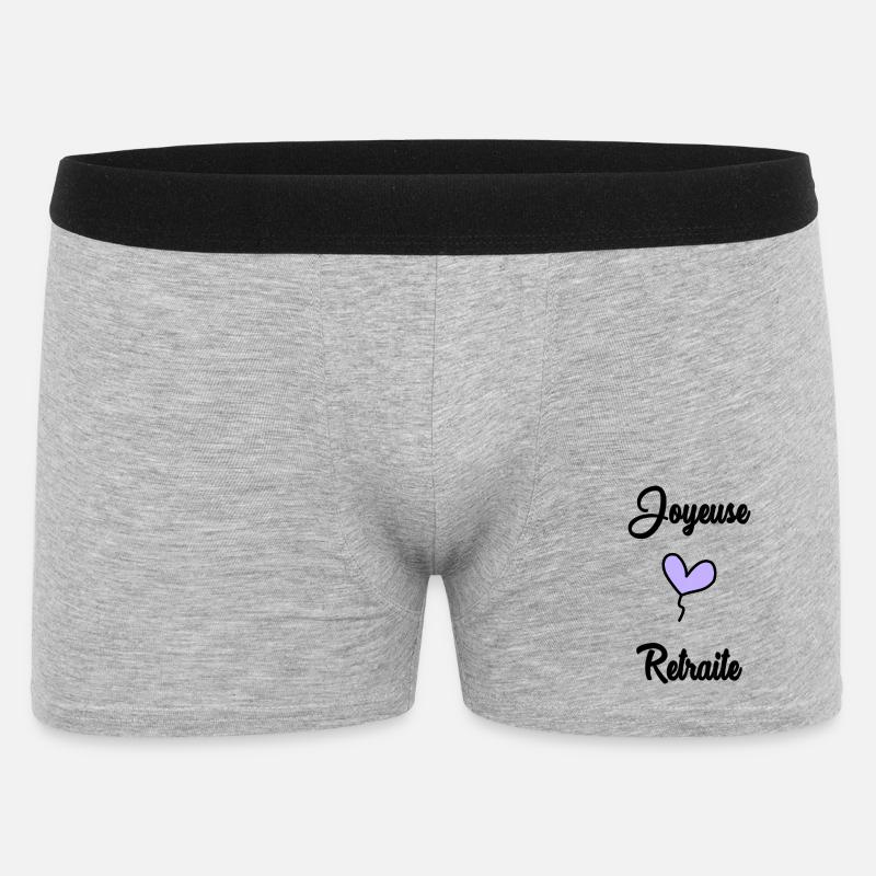 Ruhestand - Männer Boxer Shorts - Grau meliert