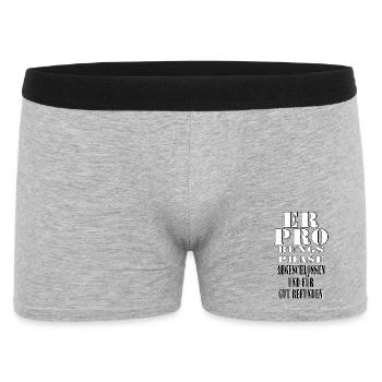 Phase d’essai terminée et perçue comme bonne - Boxer Homme - gris chiné - Devant